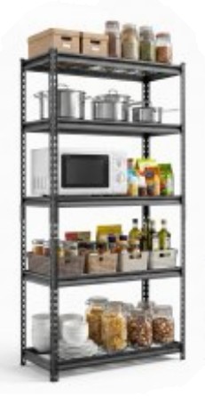 Slim 5-Tier Shelving