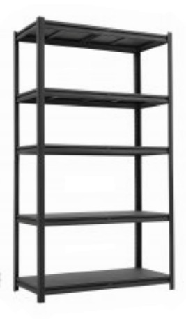 5-Tier Shelving with Wood Shelves (Extra Strong)