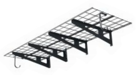 Wall Shelves x8 (Full Wall of Storage)