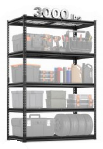 Deep 5-Tier Shelving (48 in Wide)
