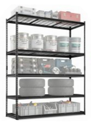 Wide 5-Tier Shelving (Holds Tires)