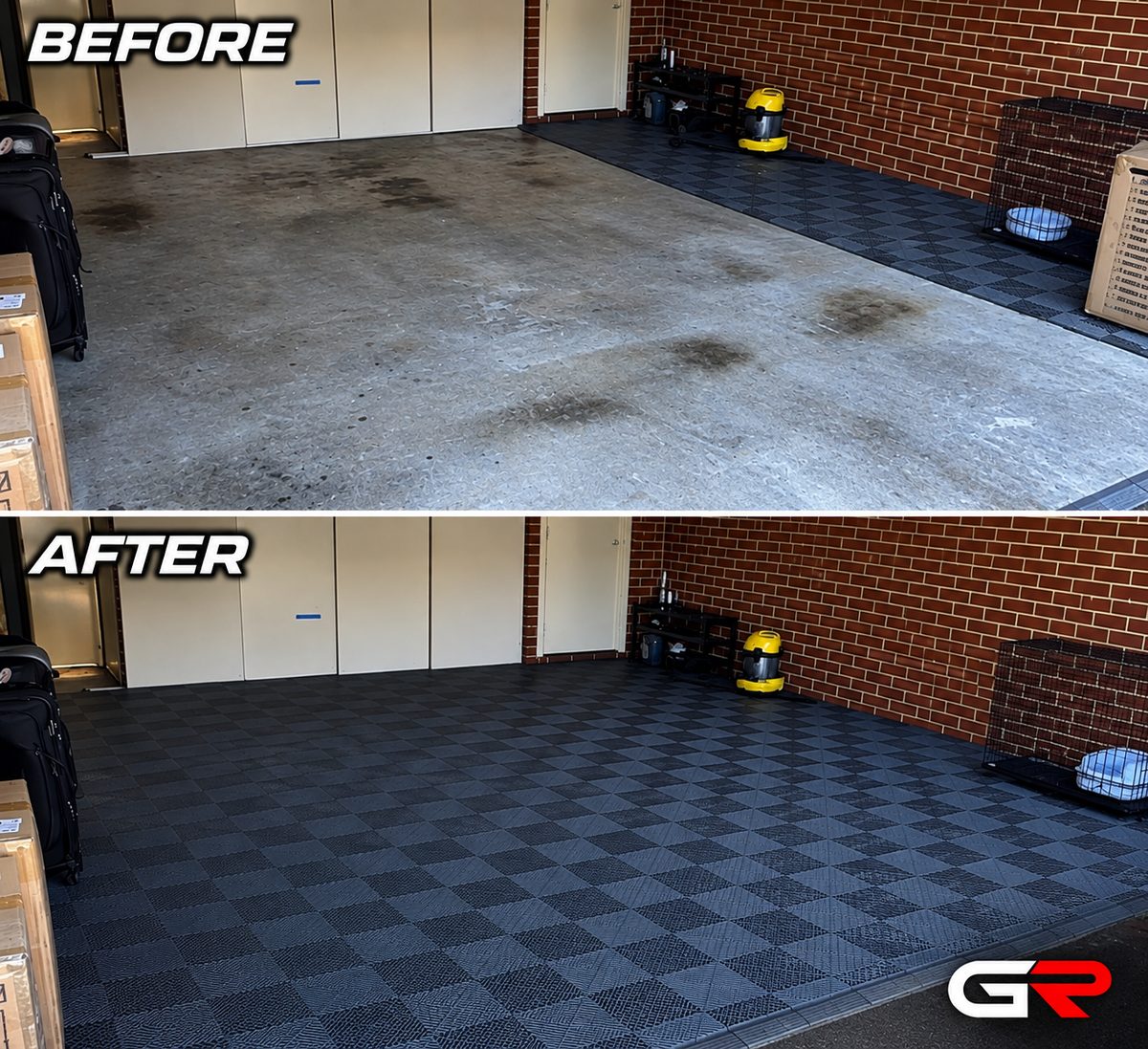 Garage Revive | Garage Floor Tile Installation in Houston