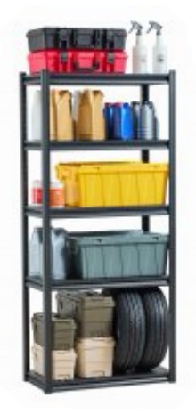 Narrow 5-Tier Shelving (32 in Wide)